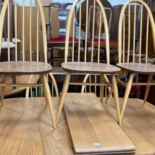Ercol table and chairs 