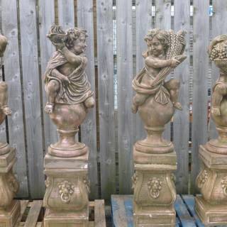 Four seasons garden statues