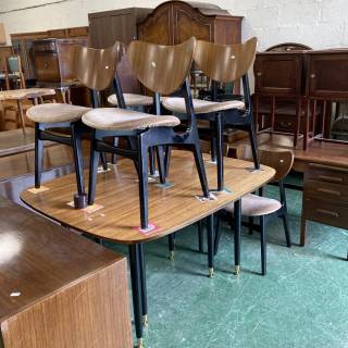 lot 156 – G-plan table and chairs 