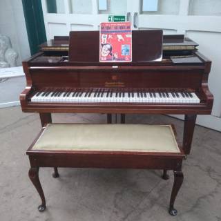 Lot 451 – Baby grand piano by Marshall & Rose