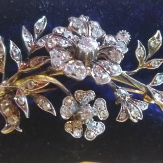 Beautiful Victorian diamond brooch fetches 