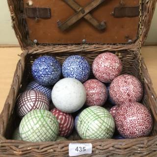 Ceramic carpet balls 