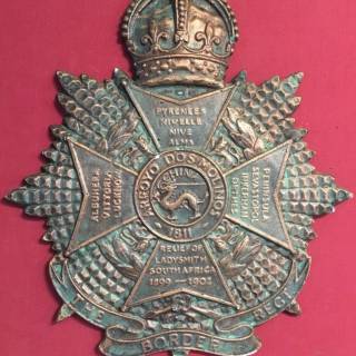Border Regiment plaque